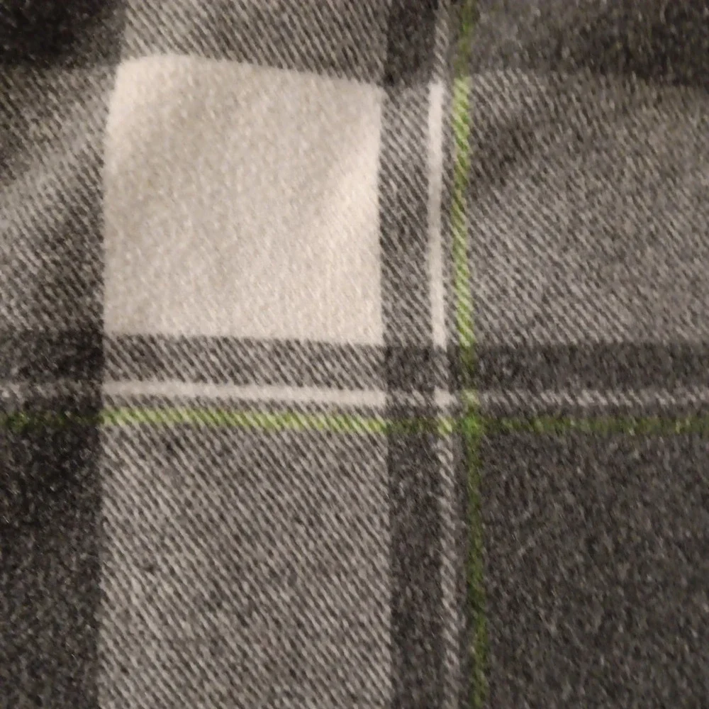 Nickelodeon Boys Flannel Shacket Sz. XL  Grey/White/Green‎ Ninja Turtles TMNT